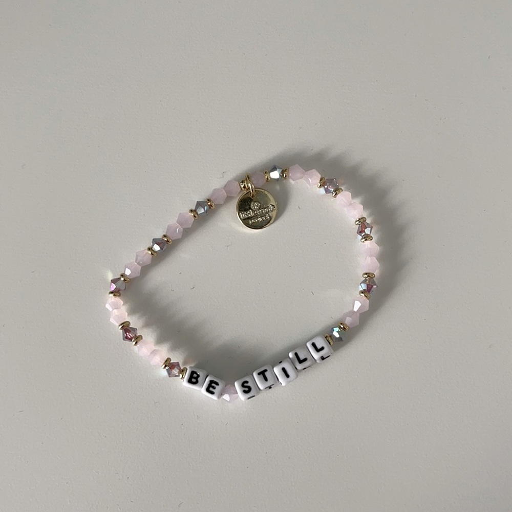 Be Still Little Words Project bracelet